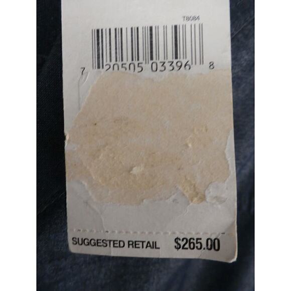 Womens Emanuel Ungaro Linen Blend Blazer Jacket Slate Blue Shimmer S NWT $265 - Picture 3 of 4